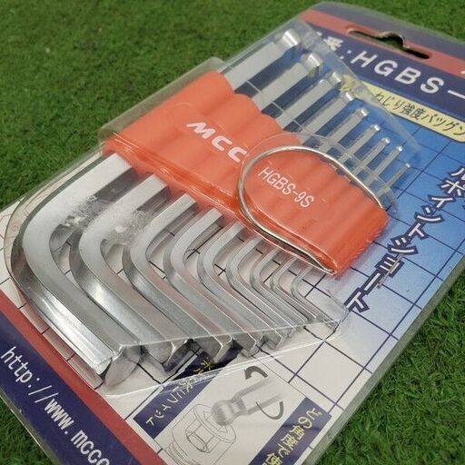 MCC HGBS-9S 六角棒スパナ ボールポイントシ<br>【野田愛宕店:IT8OEV33S62W】