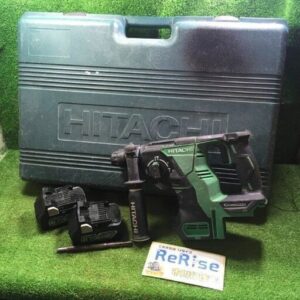 HITACHI DH18DBL コードレスロータリハンマドリル バッテリー2個付き<br>【市川行徳店:ITGX70MVT9LS】