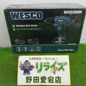 WESCO WS2350 コードレスドリルドライバー<br>【野田愛宕店:ITRDDFJZWBTA】