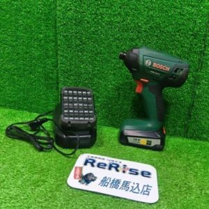 BOSCH/ボッシュ<br>PDR18LI 充電式インパクトドライバー【船橋馬込店:IT0NMK4U2MBA】