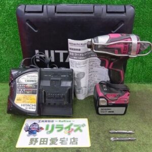 HITACHI/日立<br>WH14DDL 充電式インパクトドライバー【野田愛宕店:ITKZ6TUVSJ6K】