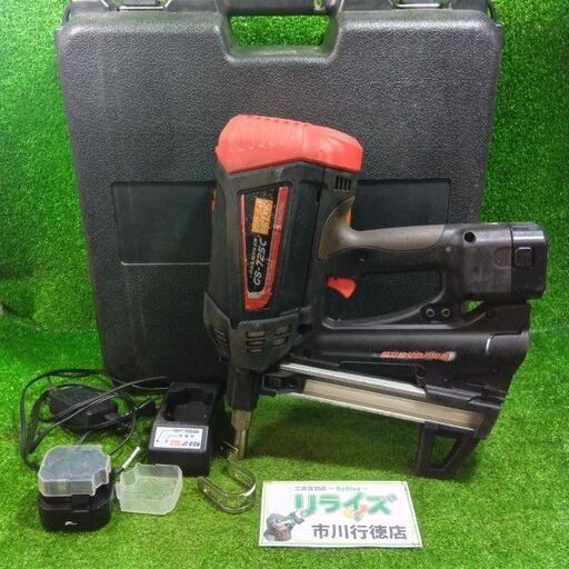 MAX/マックス<br>GS-725C ガスネイラ バッテリー2個付き【市川行徳店:IT209M9FTZN4】