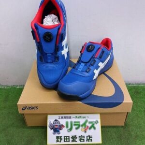 asics/アシックス<br>1271A029-400 安全靴 アシックスブルー×ホワイト 27.5cm<br>【野田愛宕店:IT38Y2MW2ZZE】