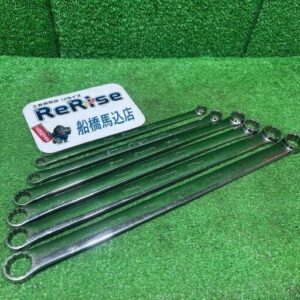 Snap-on/スナップオン<br>ロングストレートメガネレンチ 12ポイント XDHFMシリーズ 6本セット【船橋馬込店:IT2V870HN780】