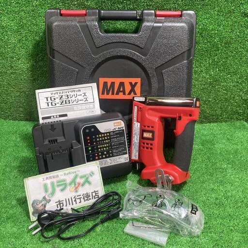 MAX/マックス<br>TG-ZB-BC/40A 充電式タッカ 14.4V【市川行徳店:IT6GC5SWPRB2】