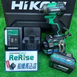 HiKOKI/ハイコーキ<br>コードレスインパクトドライバ アグレッシブグリーン WH36DD(2XHLSZ)【船橋馬込店:ITGIU8IUELSA】